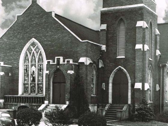 Springfield Baptist Church original structure.