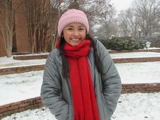 Scholarship recipient Bella Majarais
