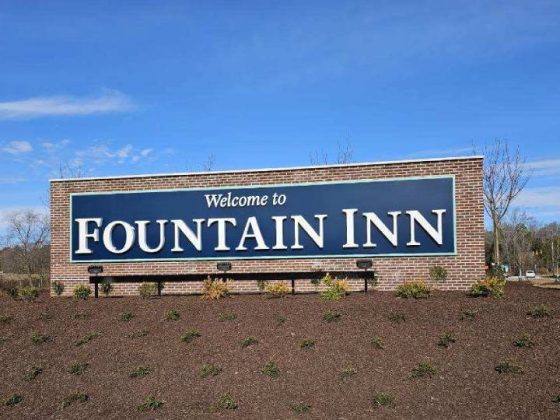 Fountain Inn SC sign
