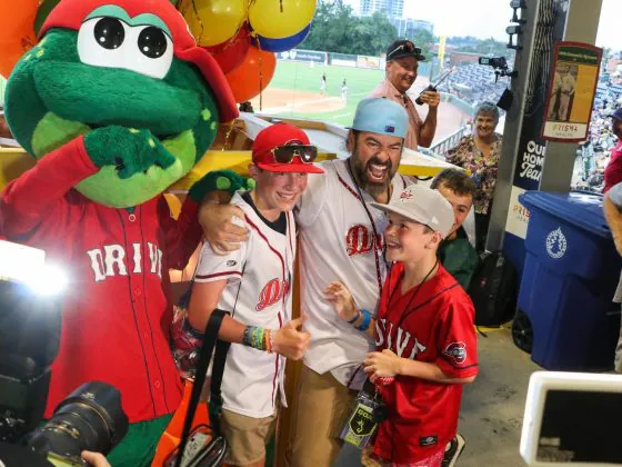 Greenville Drive six millionth fan - Ryan Gilchrest photo
