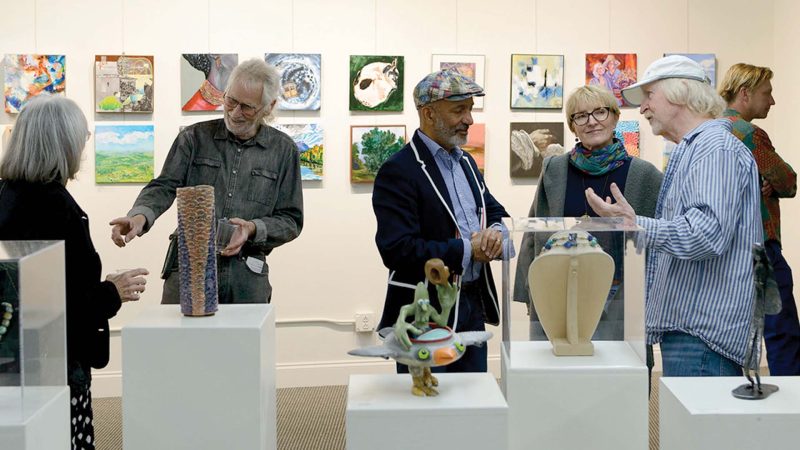 MAC Gallery opening reception for Greenville Open Studios.